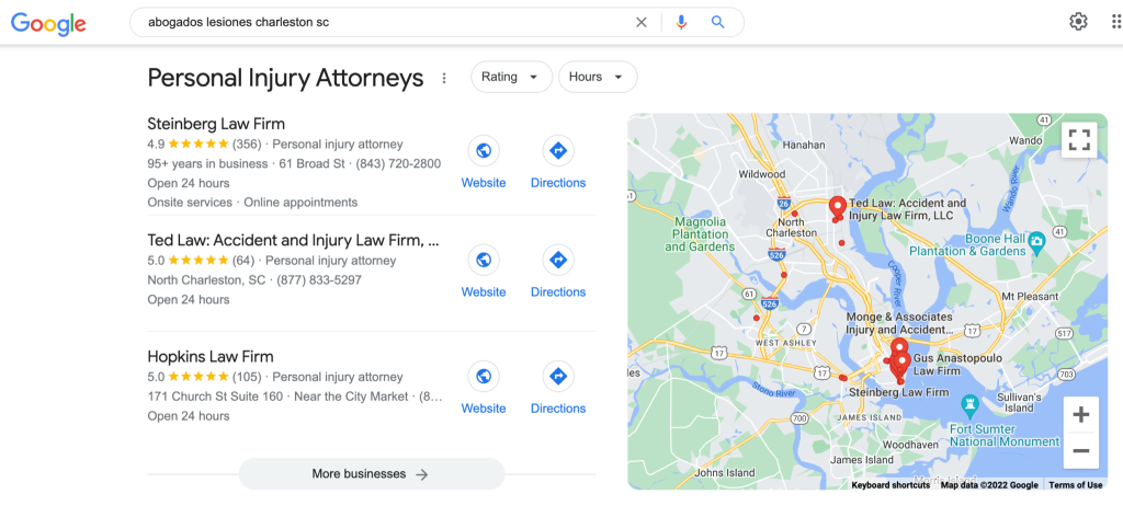 List of personal injury attorneys in Charleston