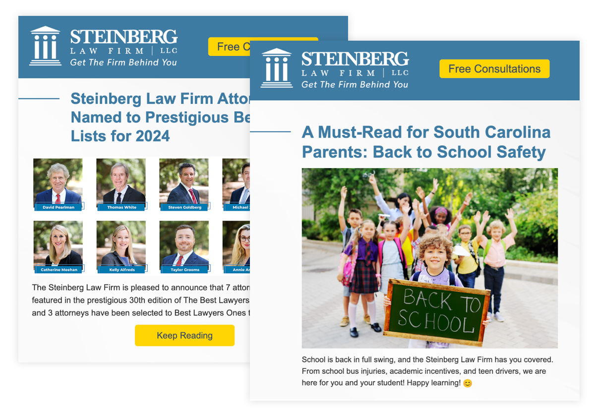 Lawyer Email Marketing Newsletter