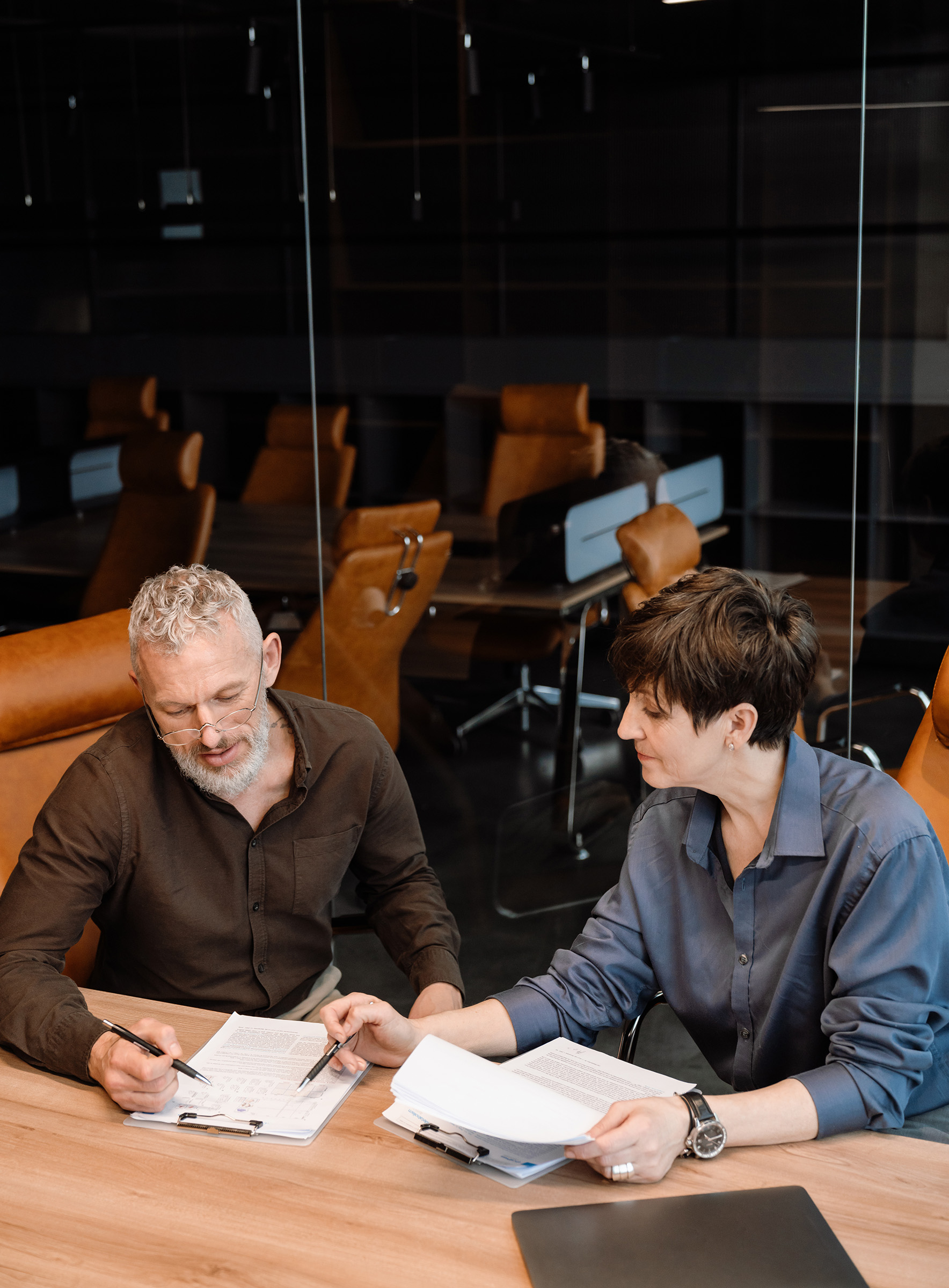 Reviewing contract with a new client