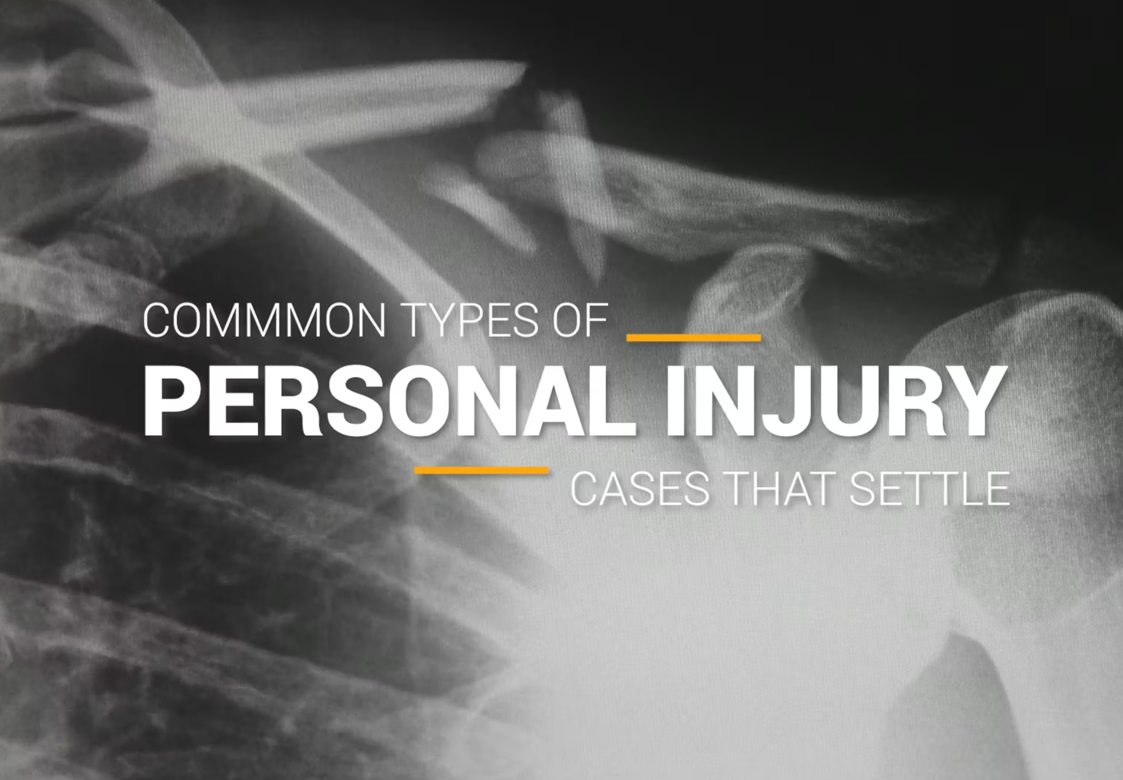 Common Injury Cases that Settle