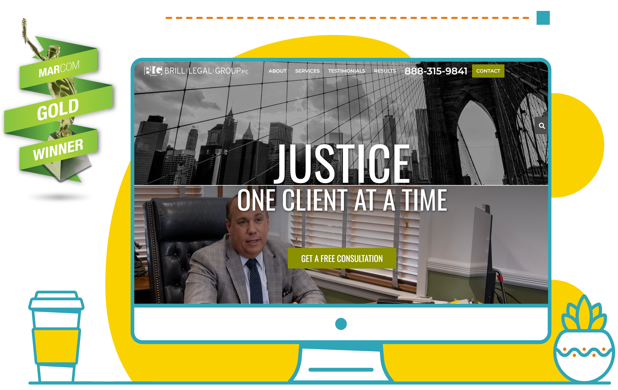 Brill Legal Group Web Design