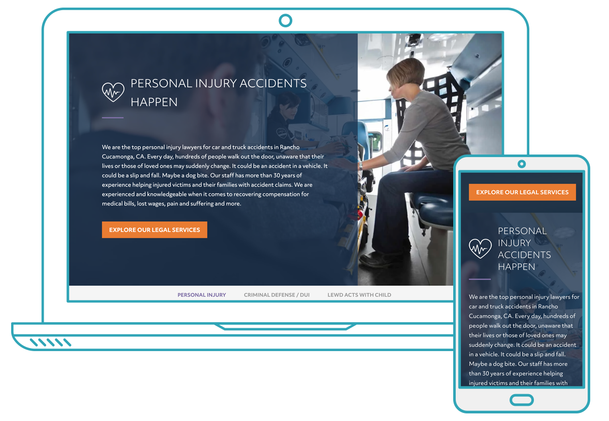 Amicus Legal Group Website Design