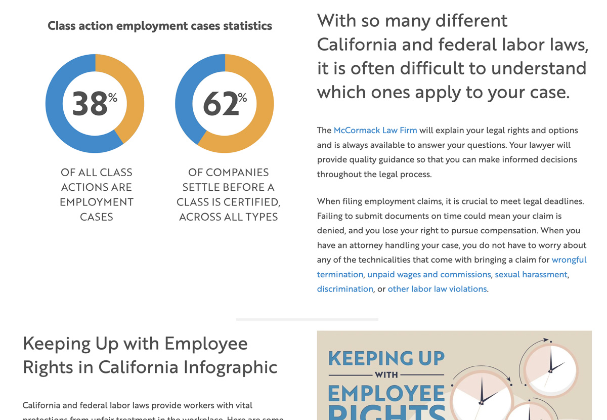 McCormack Law Firm Website Design