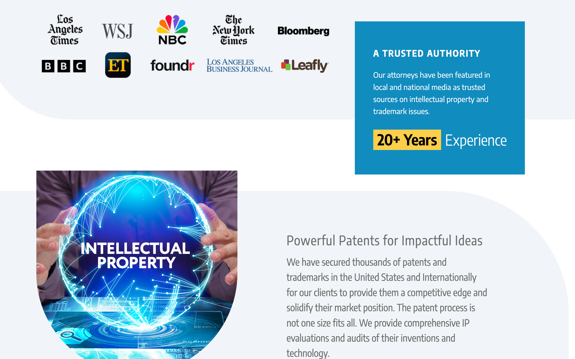 Cohen IP Website Design