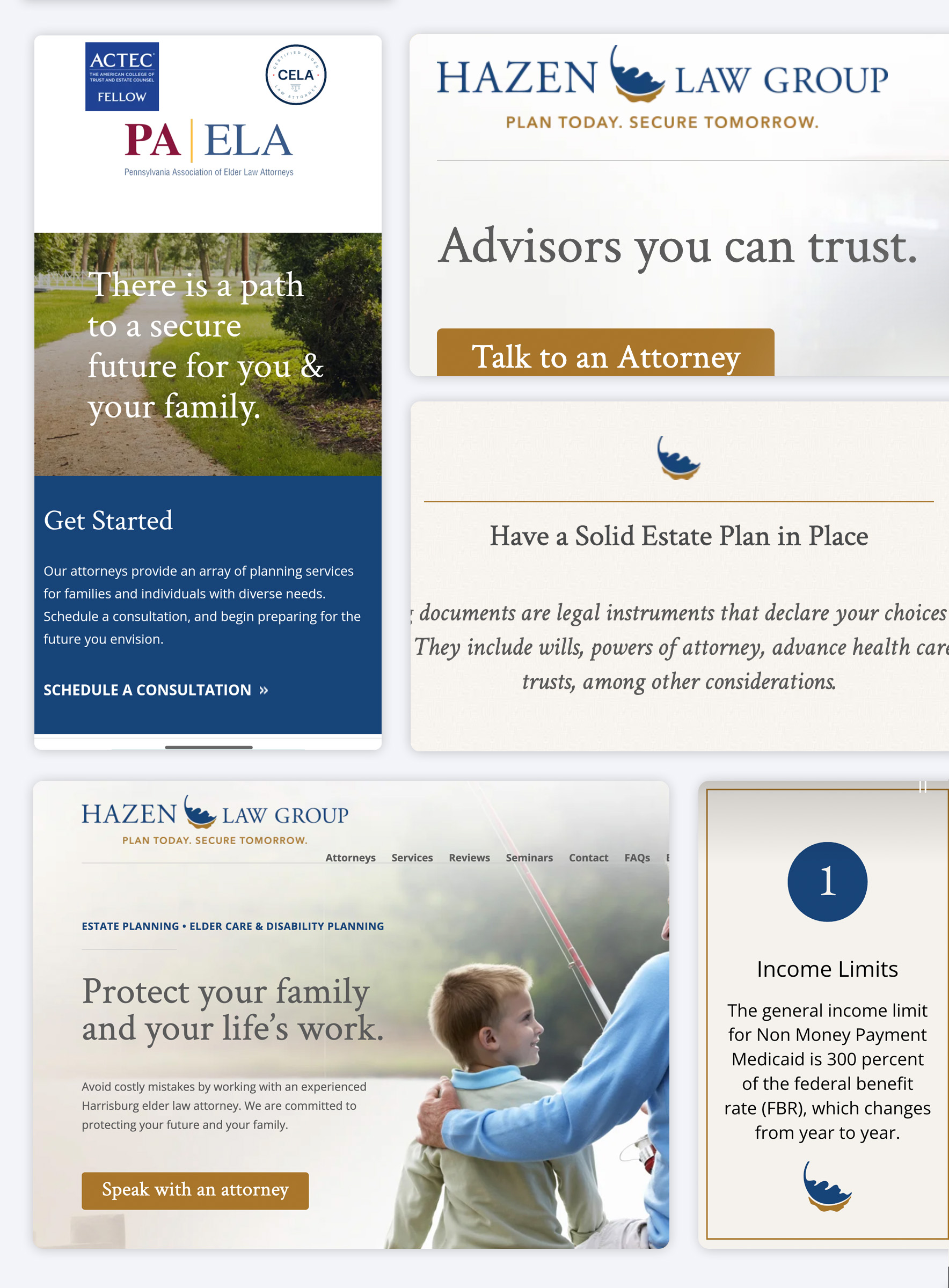 Hazen Law Group Website Design