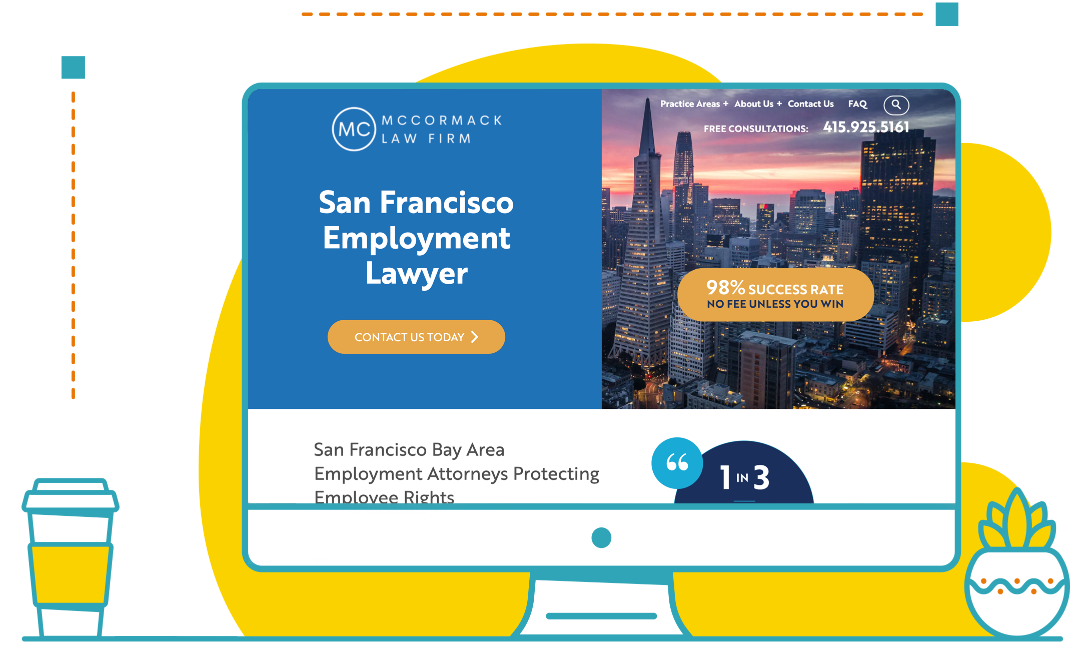 McCormack Law Firm Website Design