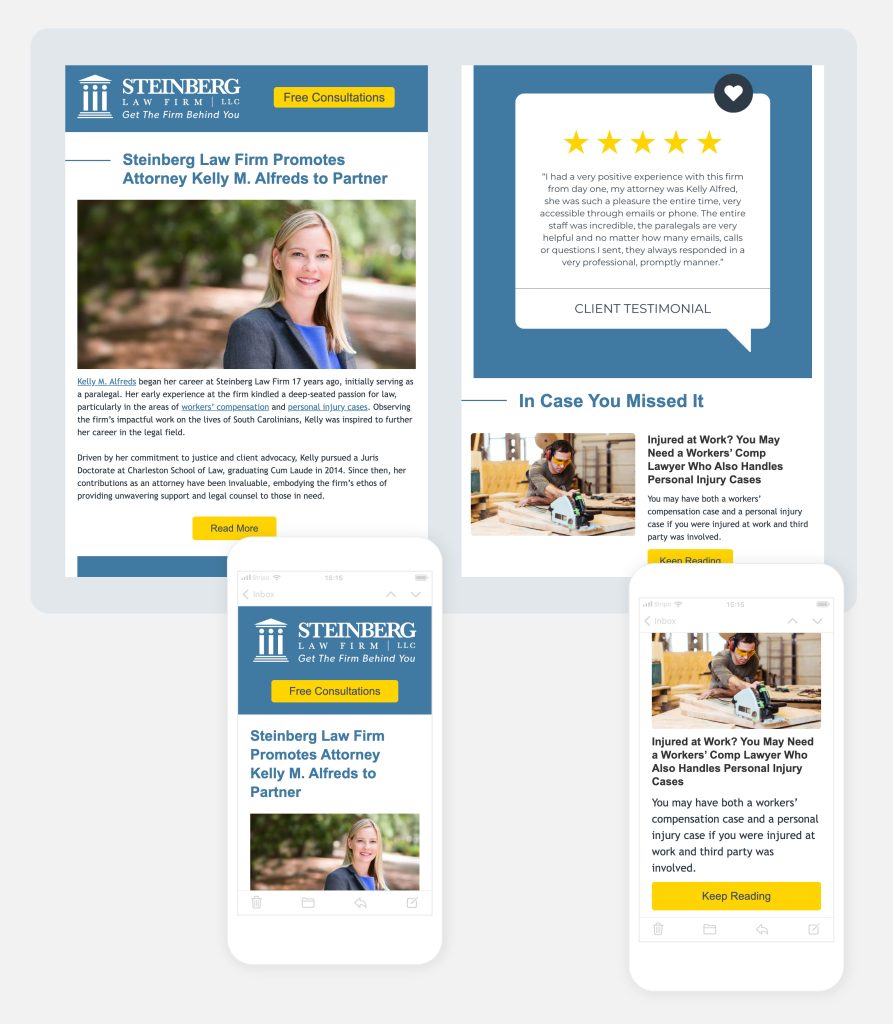 Steinberg Law Firm Promotion Newsletter 1 Steinberg Law Firm Newsletter