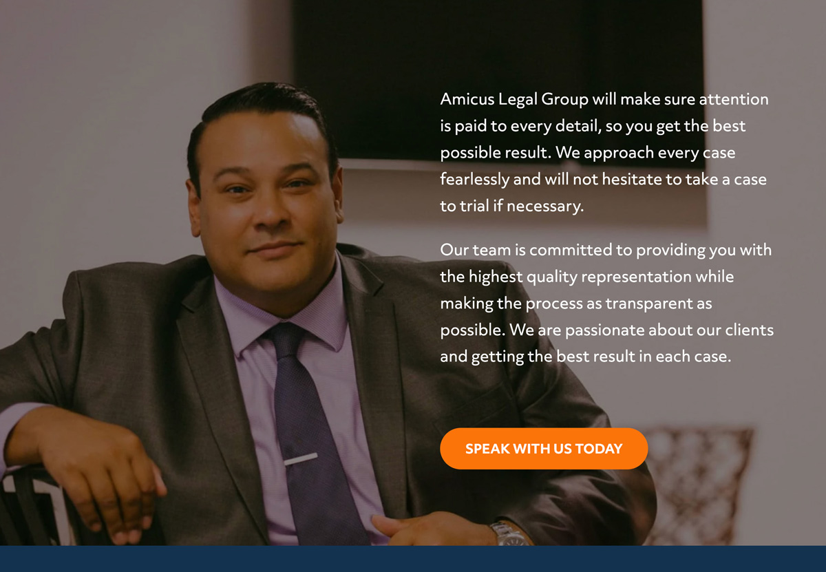 Amicus Legal Group Web Design