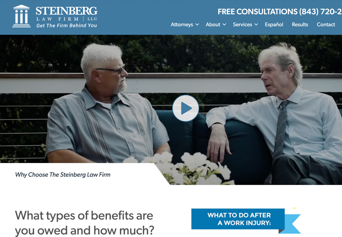 Steinberg Law Firm Website Design