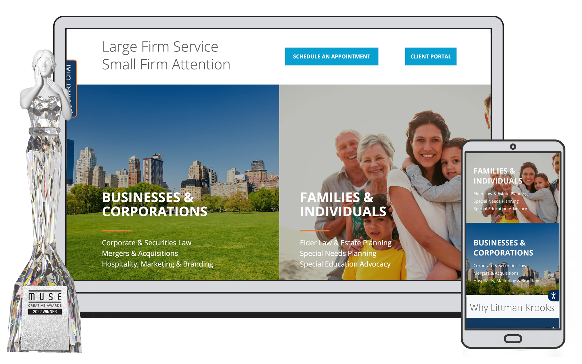 Littman Krooks Website Design