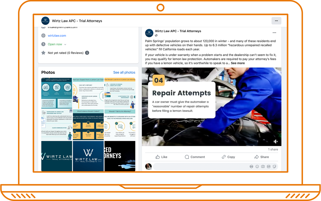 Law firm social media marketing
