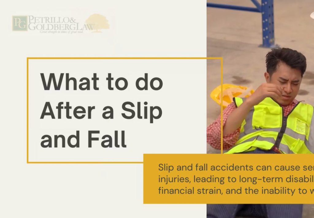 What To Do After A Slip and Fall