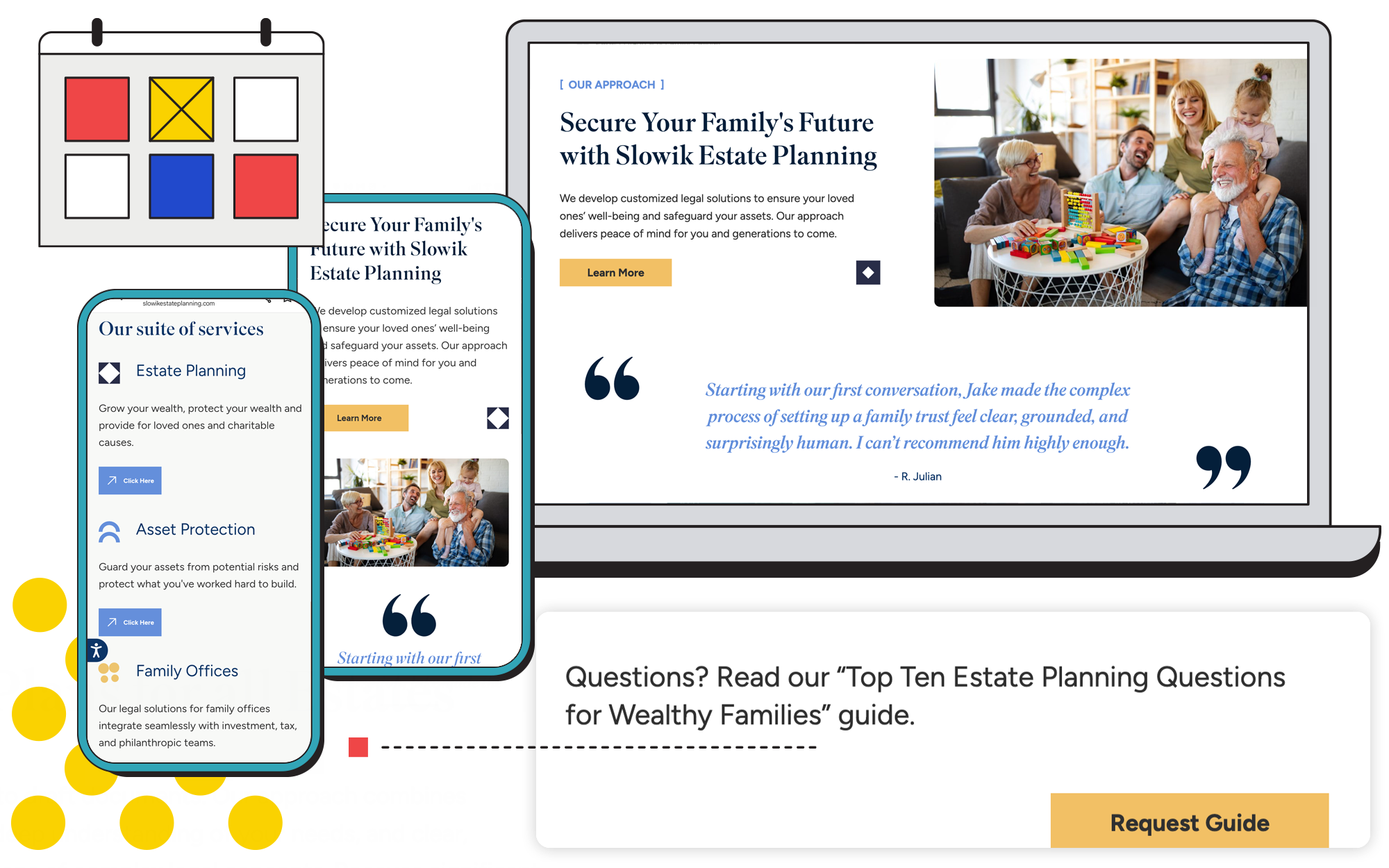 Slowik Estate Planning Website Design