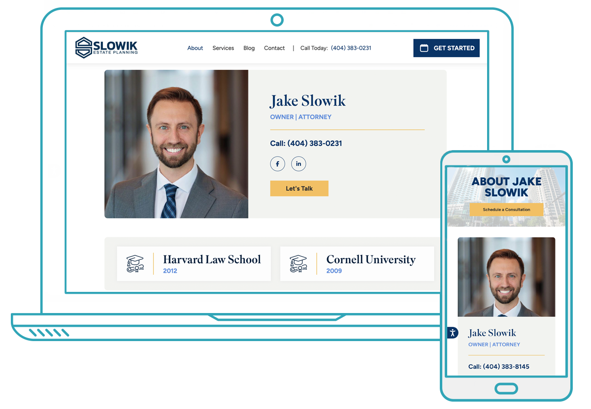 Slowik Estate Planning Website Design