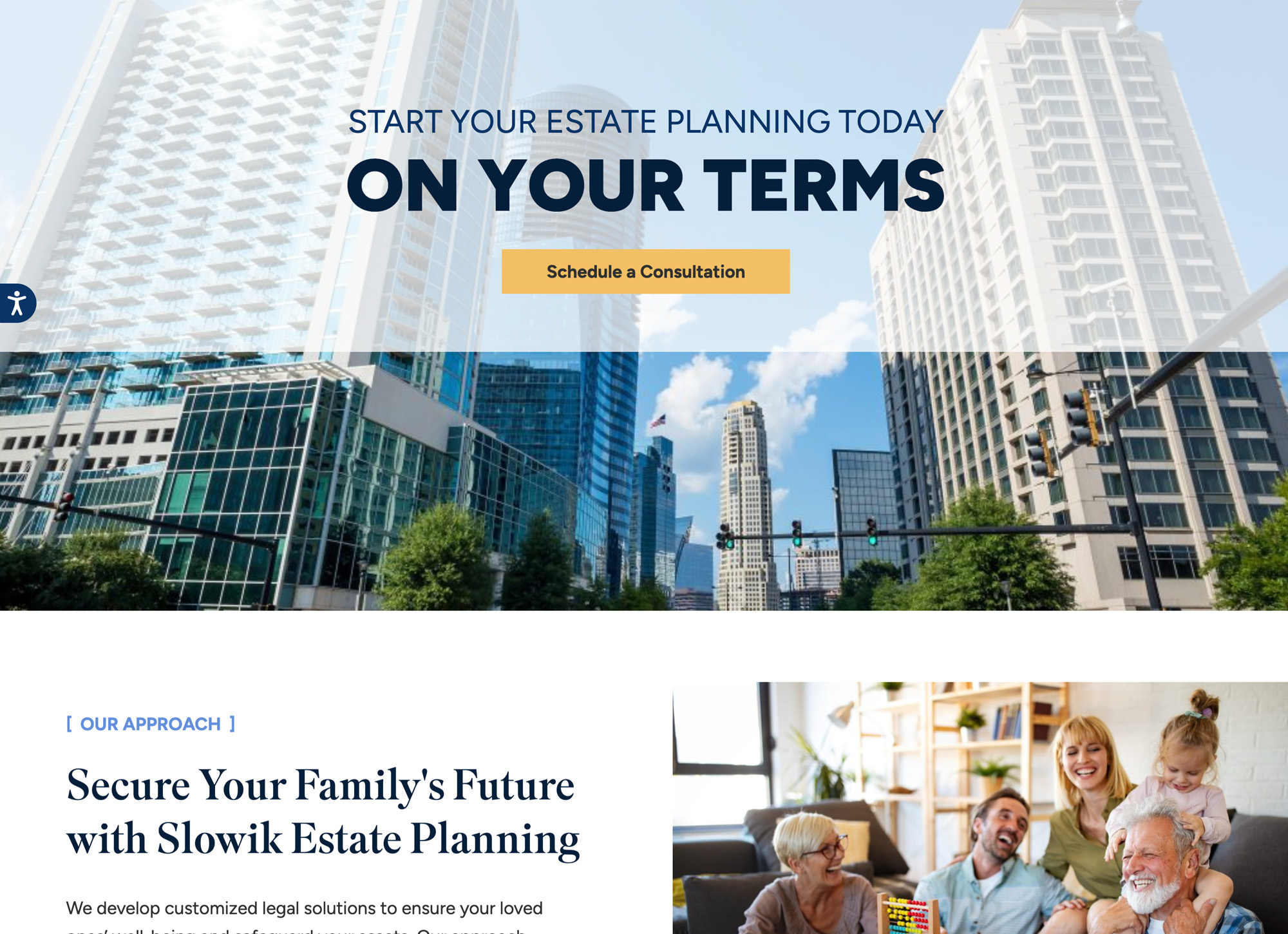Slowik Estate Planning Website Design