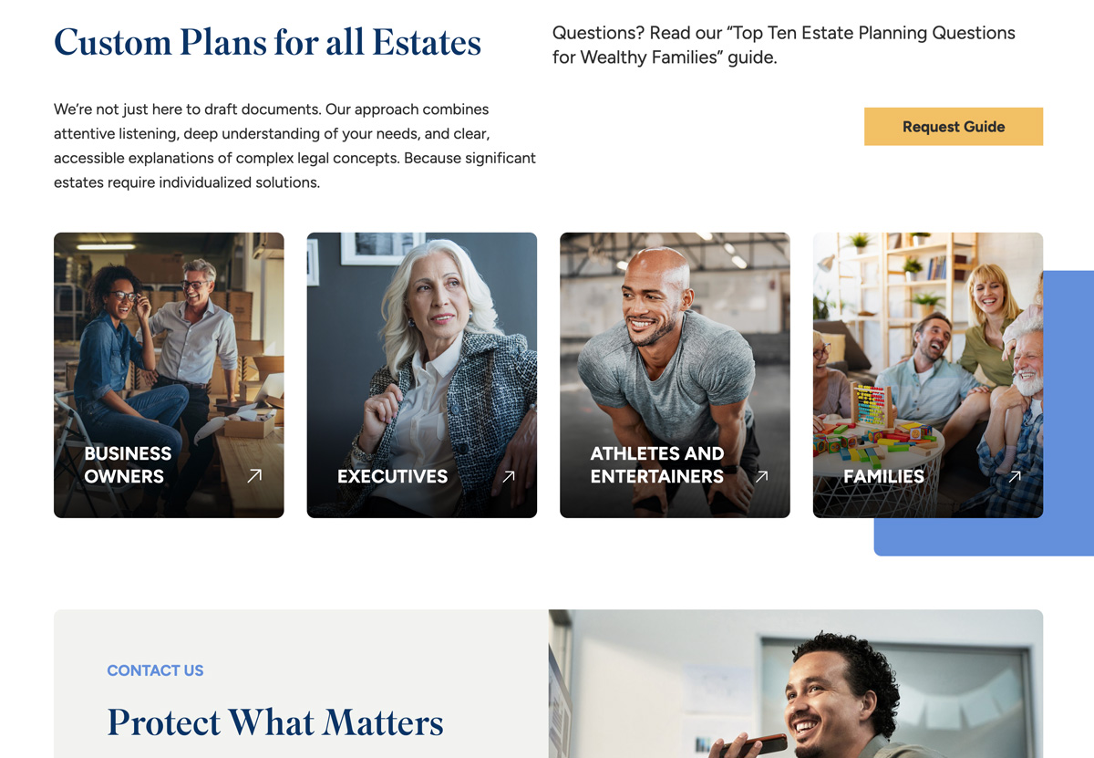 Slowik Estate Planning Website Design