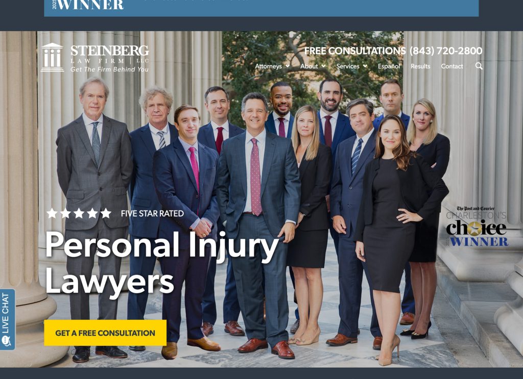 Steinberg Law Firm Website Design