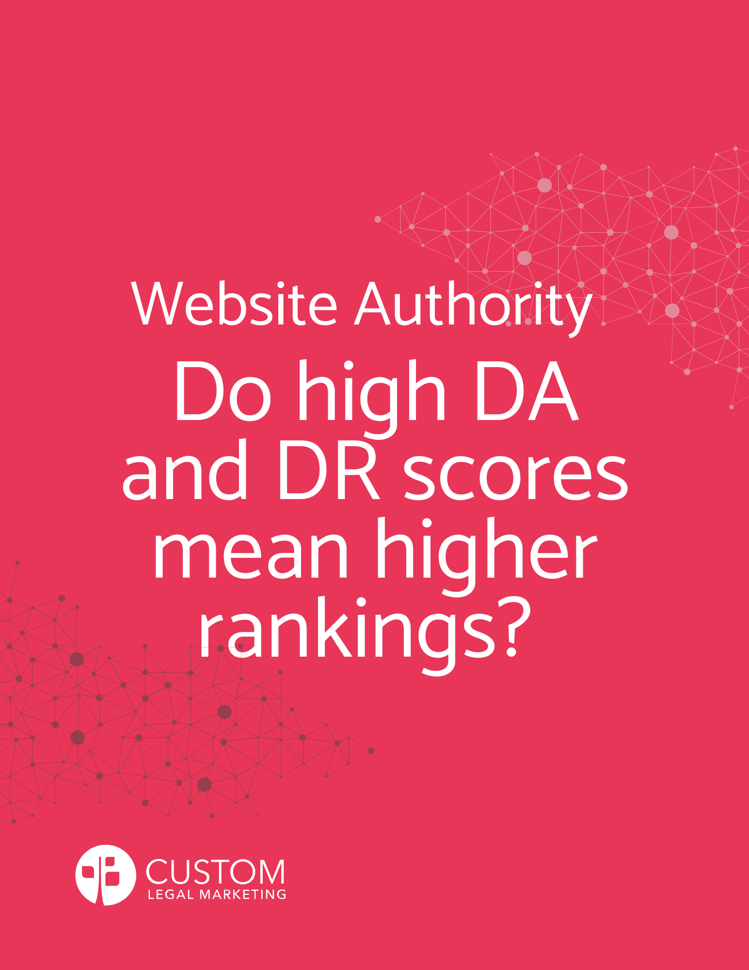 Do high DA scores mean higher search rankings