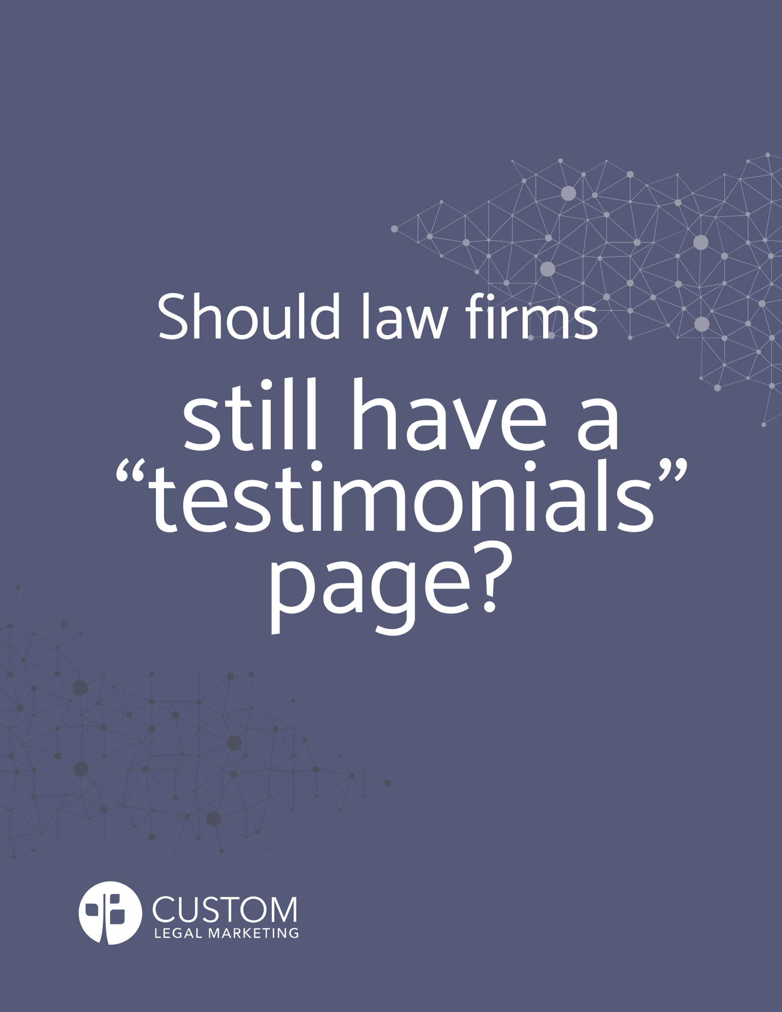 should law firms still have a testimonials page